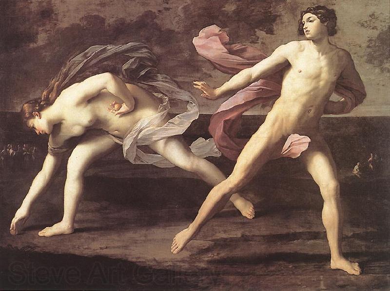 RENI, Guido Atalanta and Hippomenes ftu France oil painting art